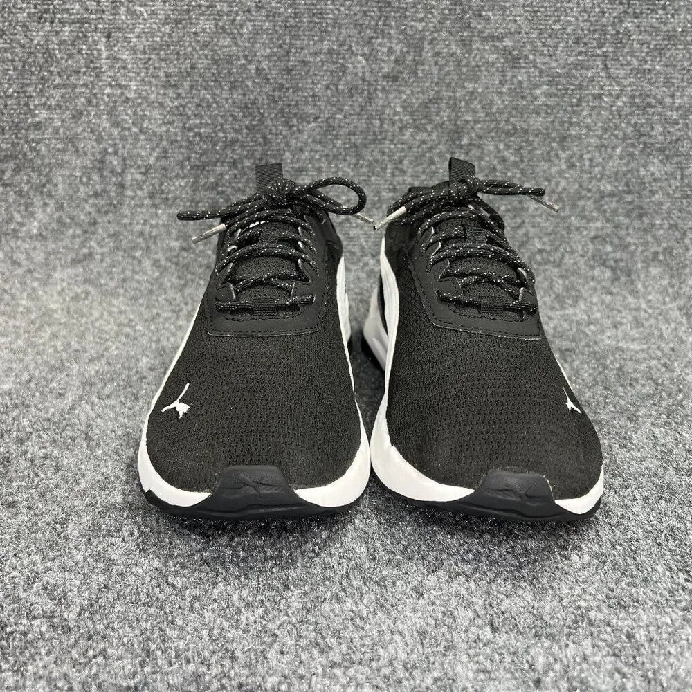 Puma Zip C Shoes Men's 9.5 Black Athletic Lightweight Comfort‎ Training Sneakers